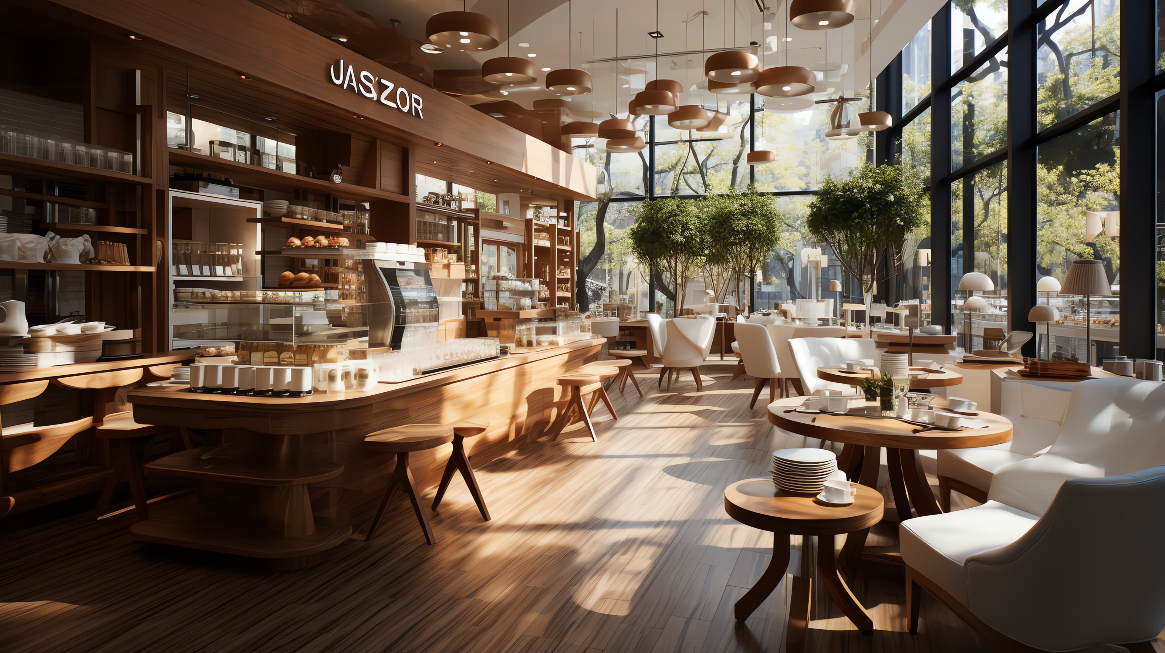 Interior restaurant modern din Chișinău folosind sistem de aromatizare Vyros